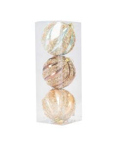 Set de esferas navideñas