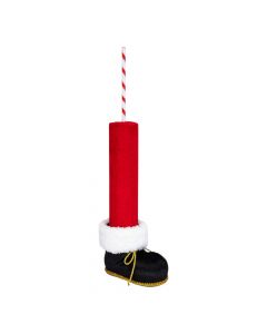 Figura colgante pie de Santa