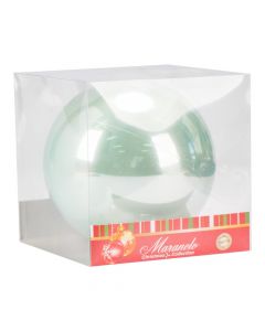 Esfera navideña menta perlada