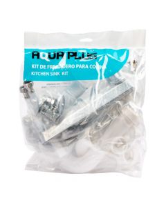 Kit grifo doble cromado