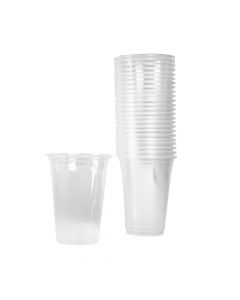Vaso bebida fría 12oz blanco 25und