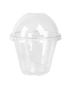 Vaso bebida fría 9oz pet transparente 50und