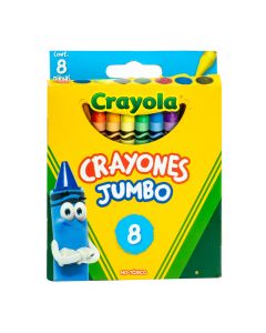 Crayón cera jumbo 8und