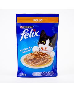 Alimento Gato Felix Pollo 85G