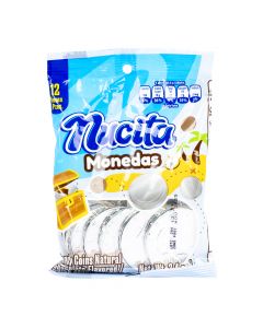 Chocolate nucita monedas plata 12und