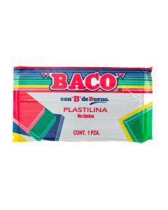 Plasticina Baco maqueta blanco