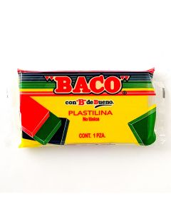 Plasticina Baco maqueta amarillo