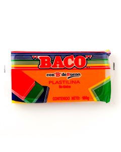 Plasticina Baco maqueta naranja