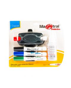 Marcador para pizarra magistral didáctico 6pzas surtido