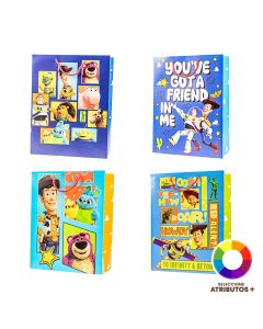 Bolsa cartón estampado mediano