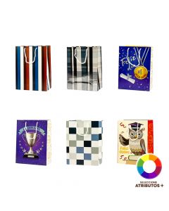 Bolsa estampada de cartón