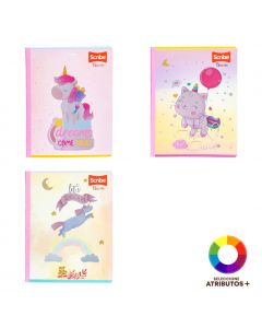 Cuaderno cosido 100h unicornios Surtido por estilo