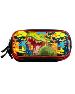Cartuchera Chenson norca estampado dinosaurio