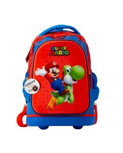 Salveque con ruedas grande Chenson estampado Mario Bros
