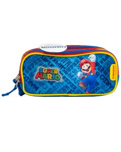 Cartuchera Chenson iker estampado Mario Bros