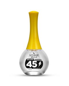 Esmalte Vogue brillo rápido secado 45 segundos 14ml