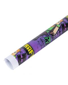 Papel regalo diseño Minecraft