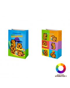 Bolsa capibara verano 20x26cm