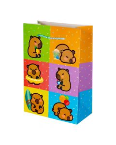 Bolsa capibara verano 20x26cm