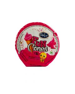 Cono con crema sabor fresa 13g