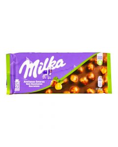 Chocolate Milka avellanas enteras