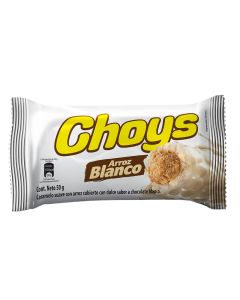 Chocolate Choys arroz boom blanco 50g