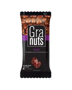 Chocolate Granuts pasas 50g