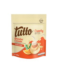 Bombón chocolate crunchy bites naranja bolsa 80g