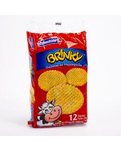 Galleta Colombina brinky mantequilla 12und 348g