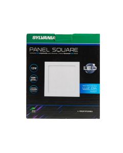 Panel led cuadrado empotrable 12w 6.5k wh