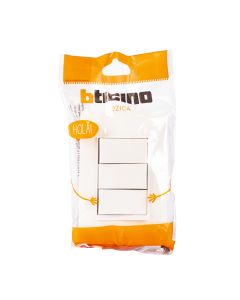 Apagador luzica triple 15a blanco