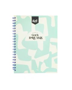 Cuaderno Norma espiral grande 80h pasta dura kiut Surtido por estilo