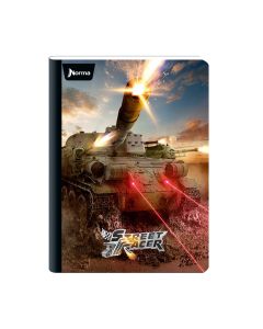 Cuaderno Norma cosido grande 1 materia 100h Street racer Surtido por estilo 