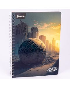 Cuaderno Norma espiral grande 100h  Surtido por estilo