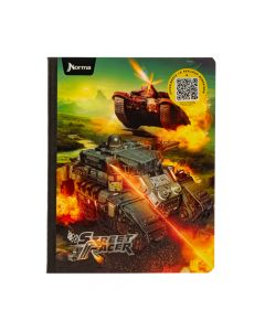 Cuaderno cosido grande 100 h street racer