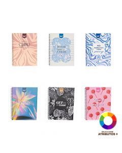Cuaderno espiral diseño ligero