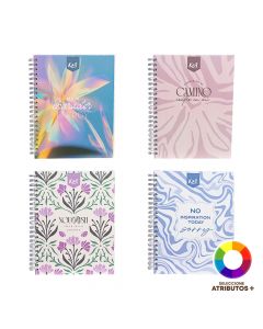 Cuaderno espiral diseño compacto