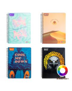 Cuaderno espiral 200 hojas