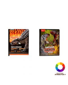 Cuaderno Saurios cosido