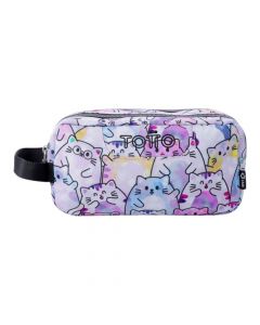 Cartuchera Totto rosa poliéster