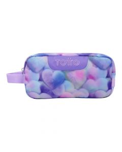 Cartuchera Totto morada resistente