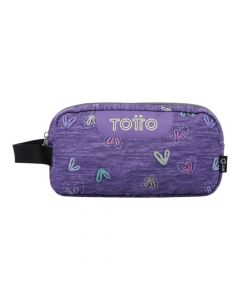 Cartuchera morada resistente