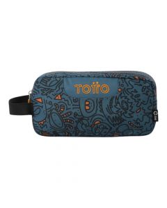 Cartuchera azul resistente