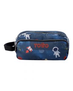 Cartuchera Totto azul resistente