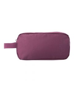 Cartuchera rosa compacta y ligera