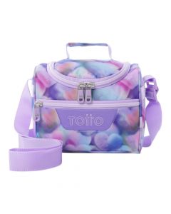 Lonchera Totto morada resistente