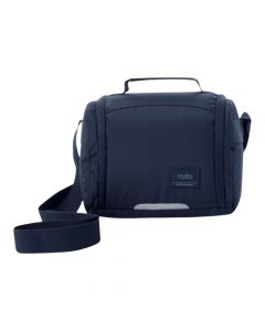 Lonchera Totto azul espaciosa