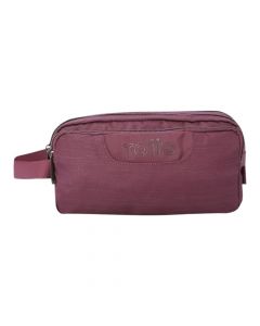 Cartuchera rosada resistente y espaciosa