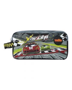 Cartuchera Totto gris compacta