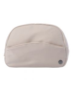 Cartuchera beige de poliéster